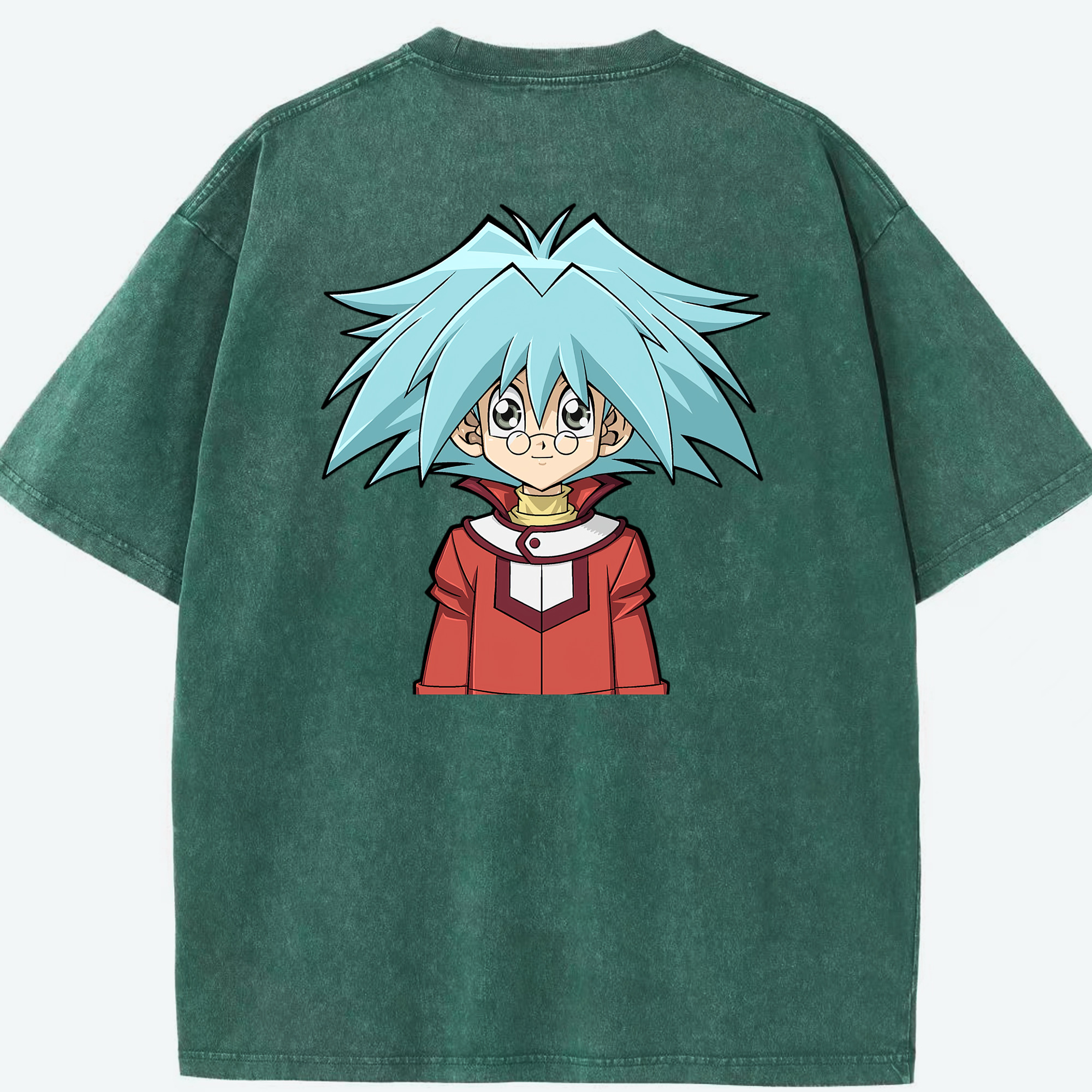（画像用） 遊☆戯☆王 Yu-Gi-Oh! 綿100% ヴィンテージ風 半袖Tシャツ（背面プリント）